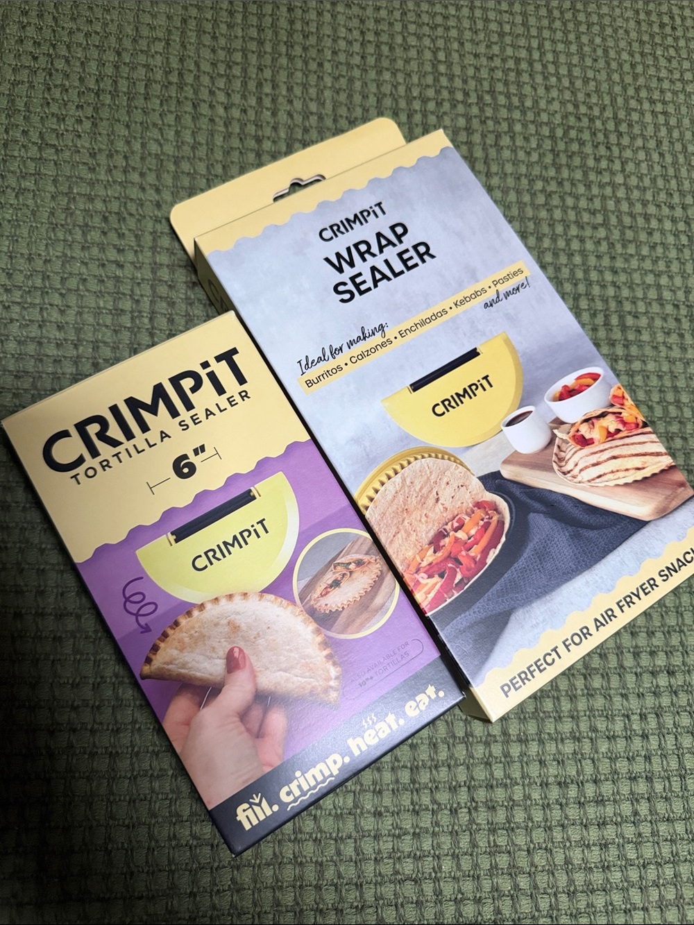 Yellow Wrap Sealer – Tortilla & Sandwich Crimper